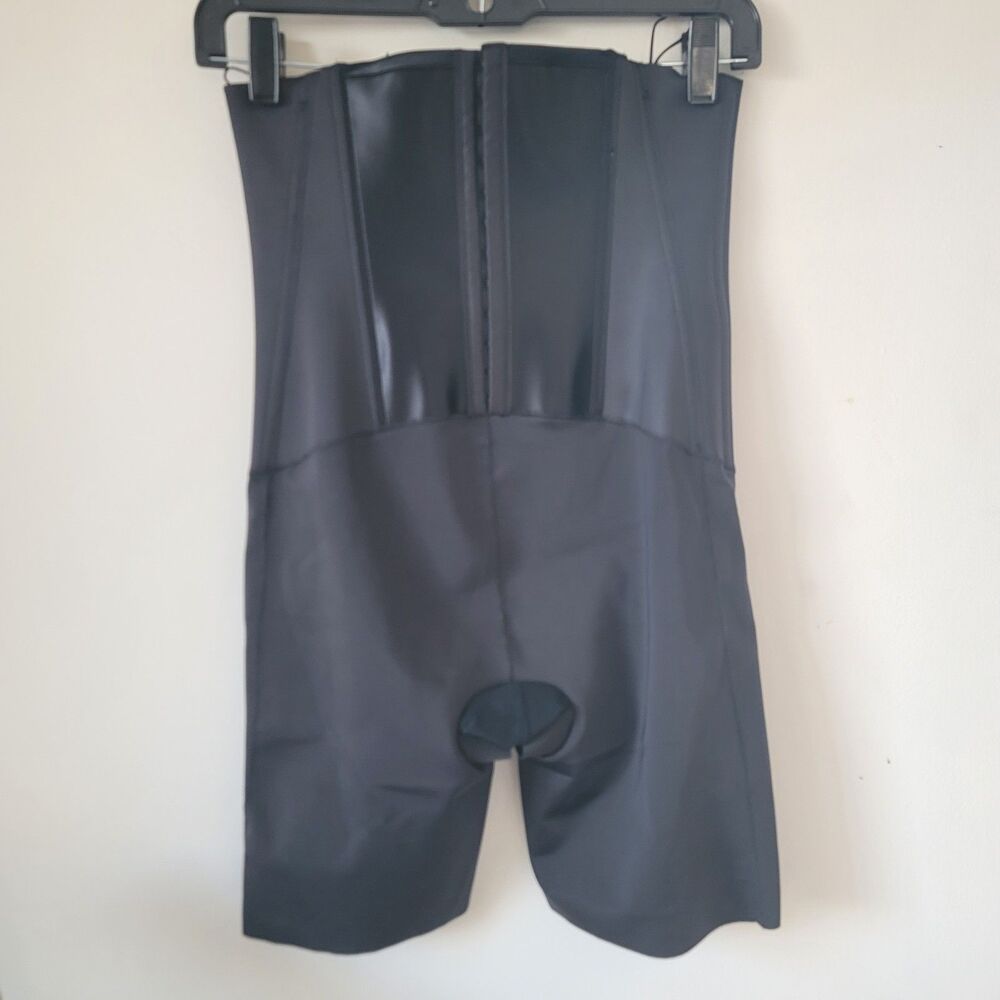 Spanx Under Sculpture Waist Cincher Corset Shorts In Very Black M - Picture 7 of 10